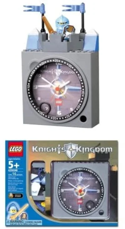 LEGO® Set 4250348 - Knights' Kingdom Alarm Clock with Building Toy