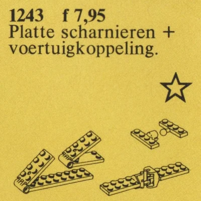 LEGO® Set 1243 - Hinges and Couplings