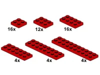 LEGO® Set 10058 - Red Plates 2 x n