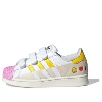 LEGO® Set IF2910 - adidas originals Superstar Velcro x LEGO (White Pink) - Kids' Shoes