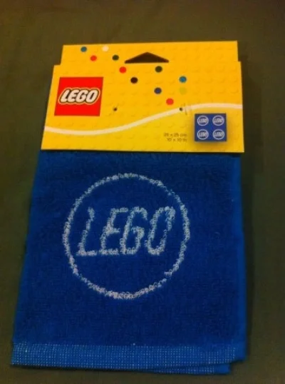 LEGO® Set 853209 - Towel (Blue)