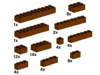 LEGO® Set 10147 - Assorted Brown Bricks