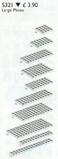LEGO® Set 5321 - Large Plates