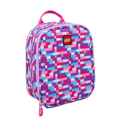 LEGO® Set 5005354 - Brick Print Lunch Bag (Pink/Purple)