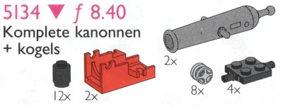 LEGO® Set 5134 - Cannons and Wheels