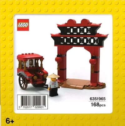 LEGO® Set 6351965 - Rickshaw and Paifang Gateway