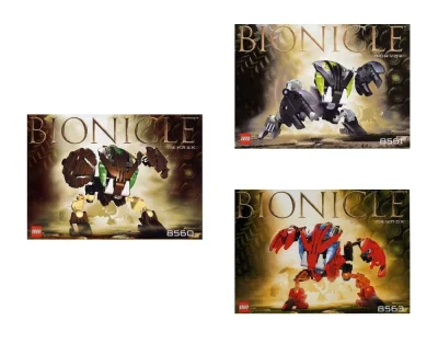 LEGO® Set 65127 - Bohrok Co-Pack (contains 8560 8561 8563)