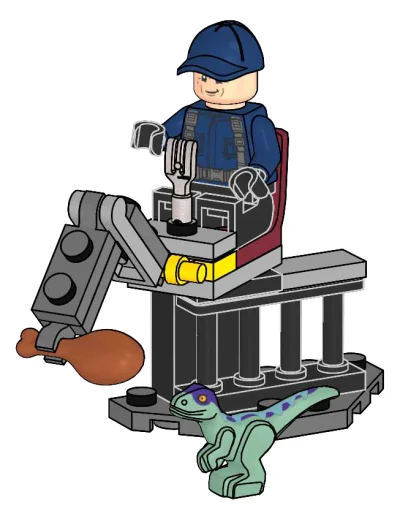 LEGO® Set 951351 - Guard and Raptor