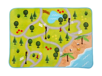 LEGO® Set 5007182 - City Town Map Plush Throw