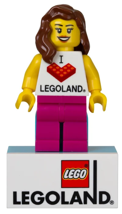 LEGO® Set 851331 - I Love LEGOLAND Magnet [Female]