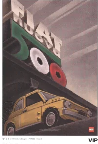 LEGO® Set 5006305 - Fiat Art Print: "Nuova Italia"