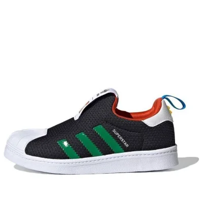LEGO® Set FX4922 - adidas Superstar 360 J x LEGO (Black Green) - Kids' Shoes