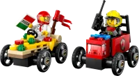 LEGO® Set 60458 - Pizza vs. Fire Truck Race Car Pack