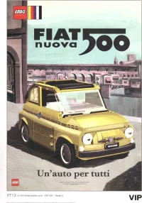 LEGO® Set 5006309 - Fiat Art Print: "Florentine"