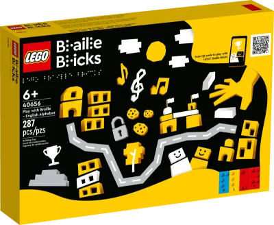 LEGO® Set 40656 - Play with Braille - English Alphabet