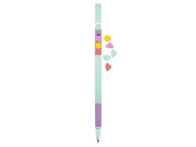 LEGO® Set 5006279 - Single Gel Pen with DOTS (Lavender)