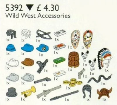 LEGO® Set 5392 - Wild West Accessories