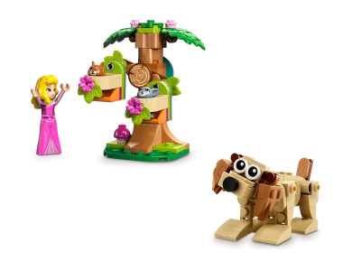 LEGO® Set 30666-2 - Aurora’s Forest Playground and 3in1 Gift Animals