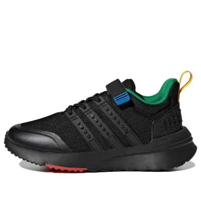 LEGO® Set IF2889 - adidas Racer TR21 EL x LEGO (Core Black Green) - Kids' Shoes