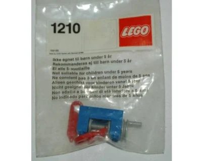 LEGO® Set 1210 - Winch Block and Hook Assembly