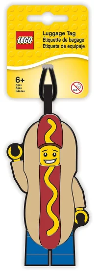 LEGO® Set 5005582 - Luggage Tag (Hot Dog Guy)