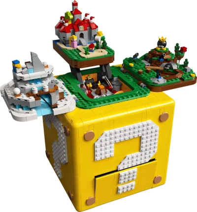 LEGO® Set 71395 - Fragezeichen-Block aus Super Mario 64™
