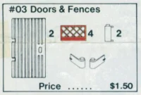 LEGO® Set 03 - Doors and Fences