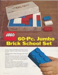 LEGO® Set 060-3 - Jumbo Brick School Set