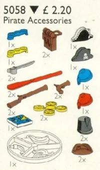 LEGO® Set 5058 - Pirate Accessories