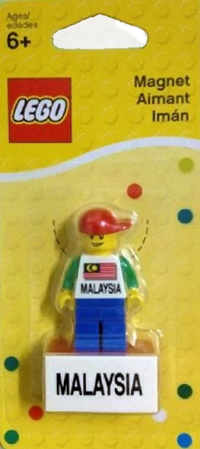 LEGO® Set 850513 - I Love Malaysia Magnet [Male]