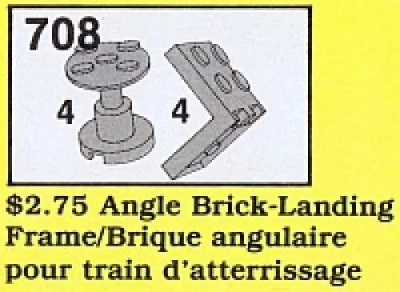 LEGO® Set 708-3 - Angle Brick / Landing Frame