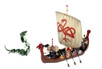 LEGO® Set 7018 - Viking Ship challenges the Midgard Serpent