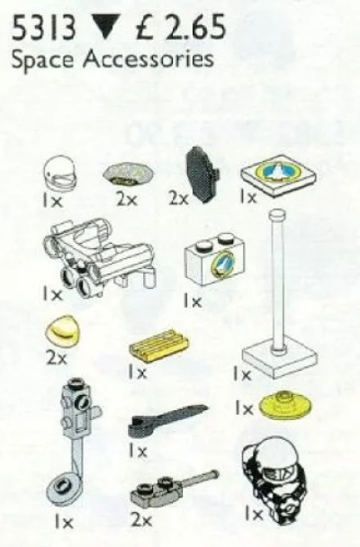 LEGO® Set 5313 - Space Port Accessories