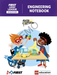 LEGO® Set FLLDNOTEBOOK2022 - SUPERPOWERED Engineering Notebook (FLL Discover)