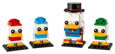 LEGO® Set 40477 - Dagobert Duck, Tick, Trick & Track
