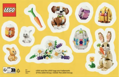 LEGO® Set 6643521 - Easter Stickers