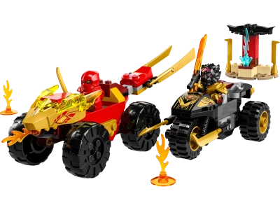 LEGO® Set 71789 - Verfolgungsjagd mit Kais Flitzer und Ras' Motorrad