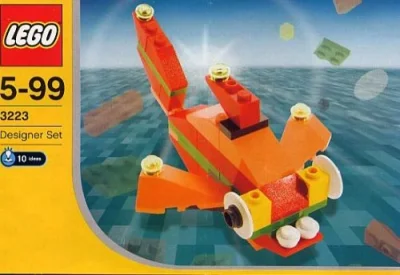 LEGO® Set 3223 - Orange Fish