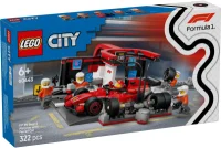 LEGO® Set 60443 - F1 Pit Stop & Pit Crew with Ferrari Car
