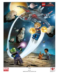 LEGO® Set 5005877 - Captain Marvel Art Print