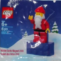 LEGO® Set 2855167 - Holiday Santa Magnet 2010