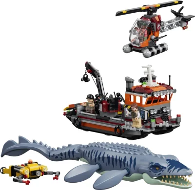 LEGO® Set 77983 - Mosasaurus Dinosaur Boat Attack