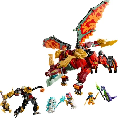 LEGO® Set 71868 - Wyldfyre's Transforming Dragon Mech