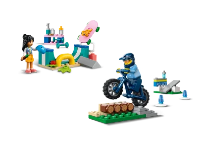 LEGO® Set 30638-2 - Police Bicycle Training & Skate Ramp