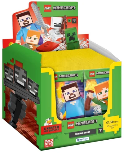 LEGO® Set 702351-2 - Minecraft Trading Cards Series 1 - Sealed Box (50 Packs)