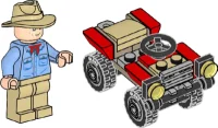 LEGO® Set 122408 - Alan Grant with Buggy