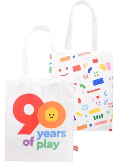 LEGO® Set 5007545 - 90 Years of Play Tote Bag