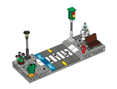 LEGO® Set EG00120 - Minifigure Crossing Stand