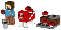 LEGO® Set 662407 - Steve and Mooshroom