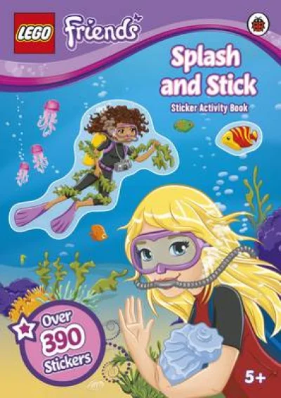 LEGO® Set 9780723291305 - Friends: Splash and Stick: Sticker Activity Book